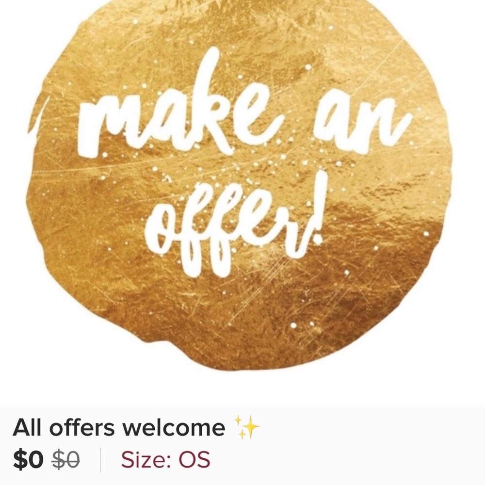 I will entertain any reasonable offer.